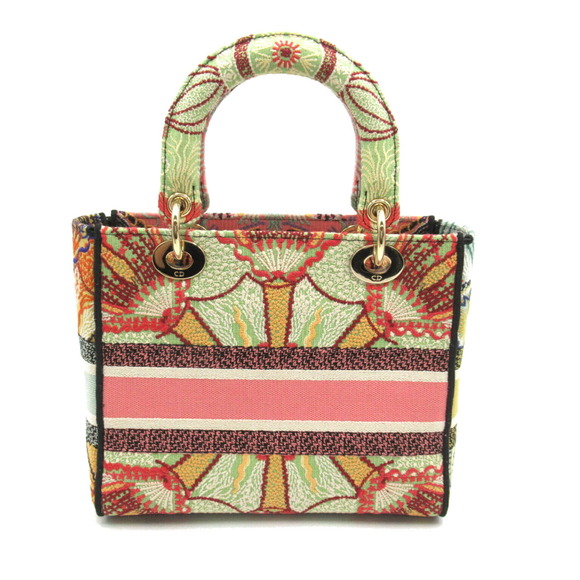 Dior  Multicolor 2Way Tote Jacquard Bag Lady - Picture 1 of 10